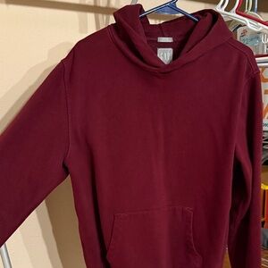 GAP Men's Deep Red Hoodie Sweater